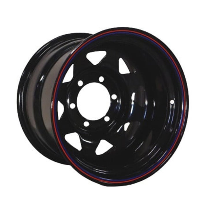 Ruota in acciaio 15x7J 6x139.7 ET -25 Off-road per Nissan, Mitsubishi, Toyota, Opel, Ford - immagine 1