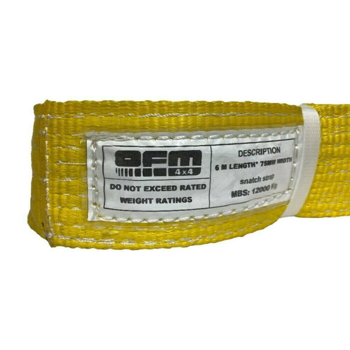 OFM4X4 Tree Saver Strap 7.5cm x 6m 12T - Image 5