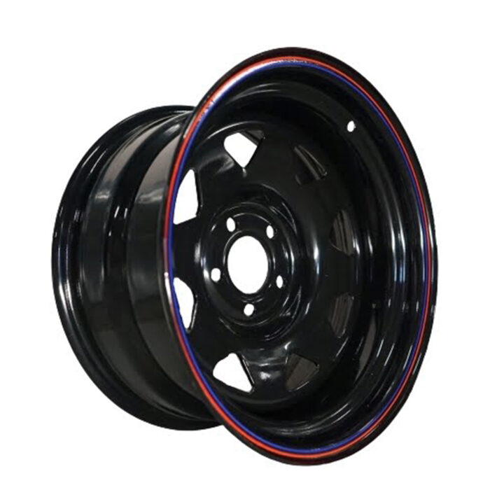 Ruota in acciaio 15x7J 5x139.7 ET -25 Off-road per Suzuki, Lada Niva, Kia Ruota in acciaio 15x7J 5x139.7 ET -25 Off-road per Suzuki, Lada Niva, Kia - immagine 1