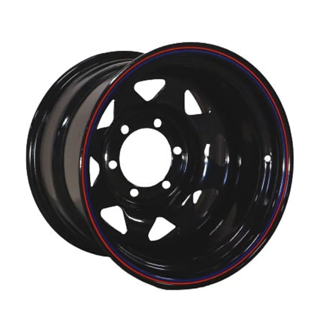 Steel Wheel 15x7J 6x139.7 ET -25 Off-road for Nissan, Mitsubishi, Toyota, Opel, Ford Off-Road Steel Wheel 15x7J 6x139.7 ET-25 CB110 - Nissan, Mitsubishi, Toyota, Opel, Ford - Image 1
