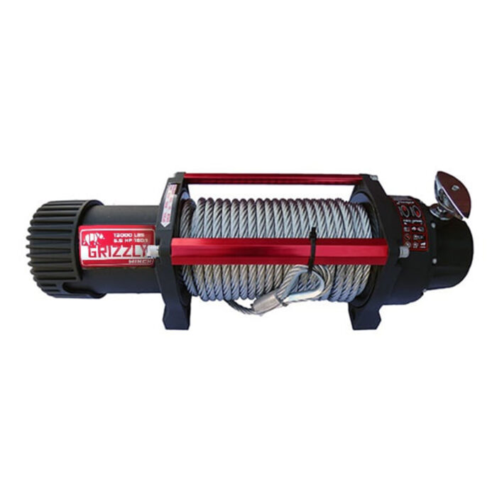 Treuil électrique Grizzly 13.000 lbs 150:1 avec câble en acier – Image 3