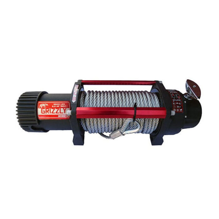 Grizzly Winch Electric 9.500 lbs 150:1 with Steel Cable - Image 4