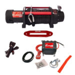 Grizzly Winch Electric 9.500 lbs 150:1 with Synthetic Rope