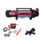 Grizzly Electric Winch 13,000 lbs 12V 150:1 - Steel Cable