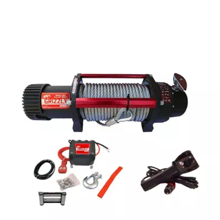 Grizzly Winch Electric 9.500 lbs 150.1 with Steel Cable