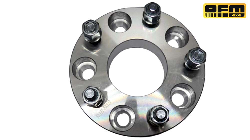OFM098_1 OFM098 Wheel Spacers Flanges 30mm 5x127 M12x1.5mm CB71.6 for Jeep - Image 1