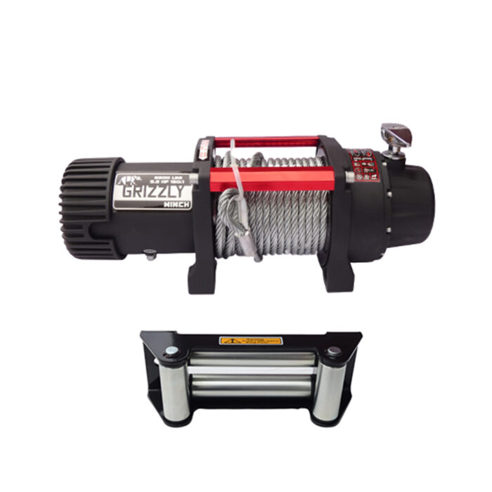 Grizzly Winch Electric 8.500 lbs 150:1 with Steel Cable - Image 2