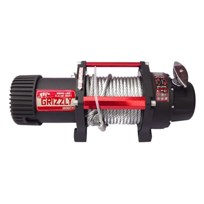 Grizzly Winch Electric 8.500 lbs 150:1 with Steel Cable - Image 3