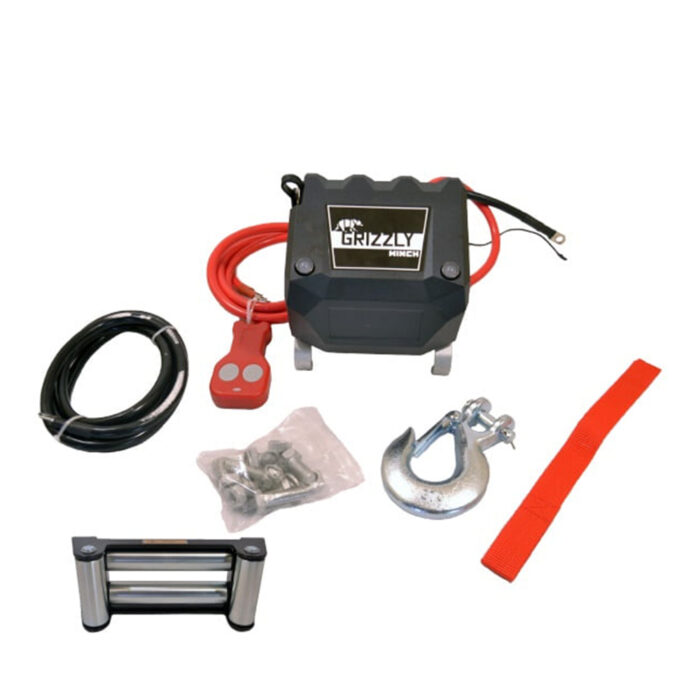 Grizzly Winch Electric 8.500 lbs 150:1 with Steel Cable - Image 4