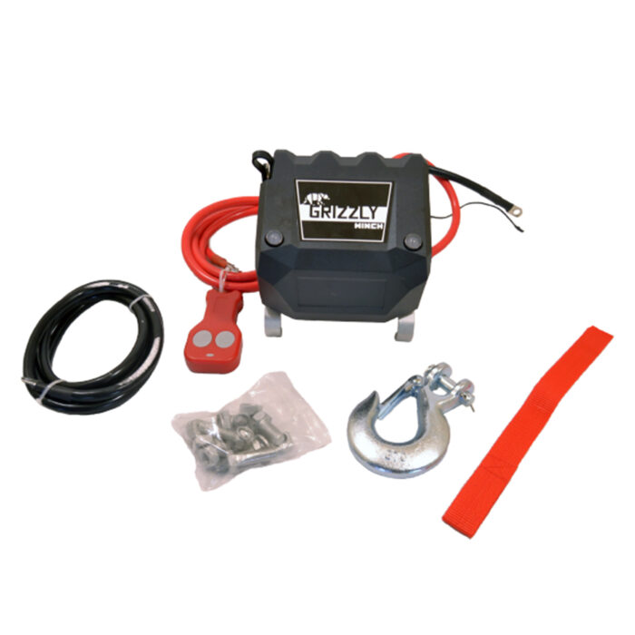 Treuil Grizzly électrique 8500 lbs 150:1 avec câble synthétique – Image 3