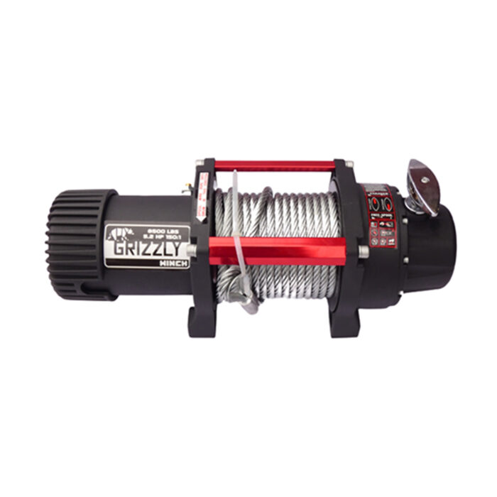 Grizzly Winch Electric 8.500 lbs 150:1 with Steel Cable - Image 6