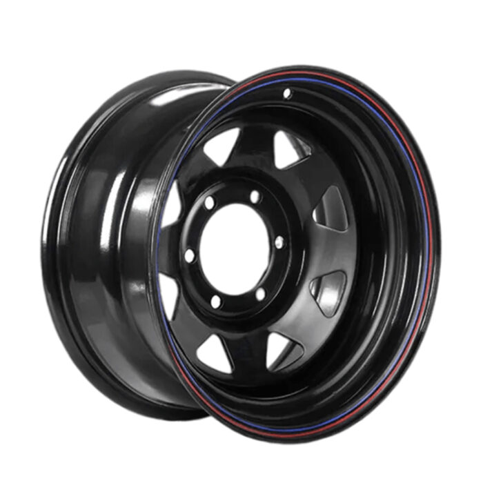 Steel Wheel 16x7 ET +10 6x139.7 CB 67.1 Off-Road for Pajero V60 V80 V90 Steel Wheel 16x7 ET +10 6x139.7 CB 67.1 Off-Road for Pajero V60 V80 V90 - Image 1