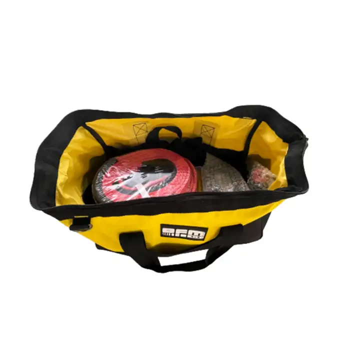 OFM4X4 Complete 4x4 Recovery Kit - Shackles, Snatch Block, Strap & Rope - Image 3