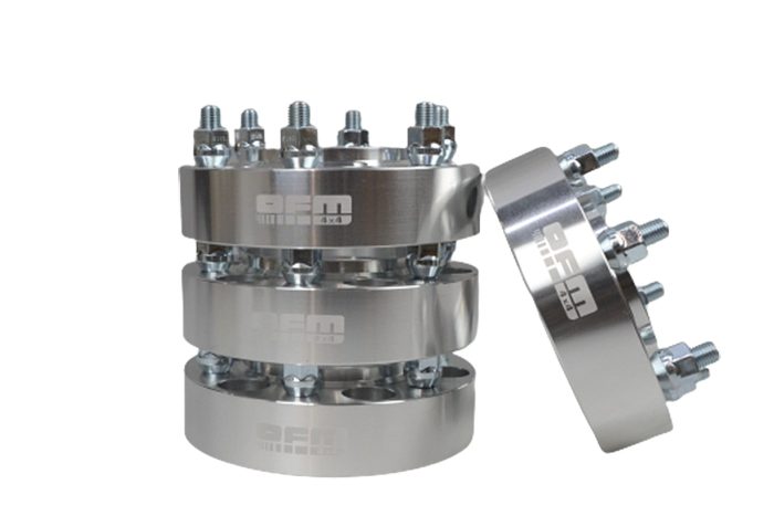 OFM107 Distanziali ruota Flange 40mm 6x139.7 M12x1.5mm con anello di centraggio per Toyota J90, J120, Hilux - immagine 1