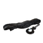 OFM4X4 Gray synthetic plasma winch rope with hook 8mm x 18m