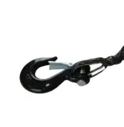 OFM4X4 Synthetic Winch Rope 8mm x 18m with Hook – Grey, 5500 kg 2