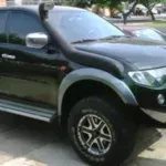 Snorkel for Mitsubishi L200 (2006-2015), Pajero Sport (2008-2016) without windshield washer reservoir