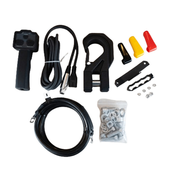 Grizzly Winch Electric 13.500 lbs 150:1 with Synthetic Rope - Image 4