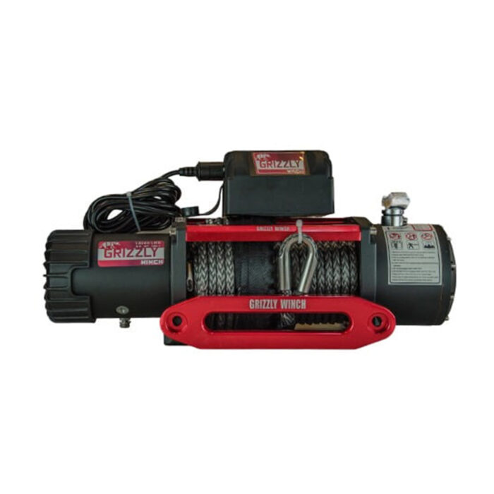 Wciągarka Grizzly Electric 13.000 lbs 180:1 z liną syntetyczną - obrazek 2