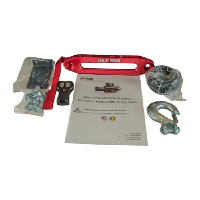 Wciągarka Grizzly Electric 13.000 lbs 180:1 z liną syntetyczną - obrazek 3