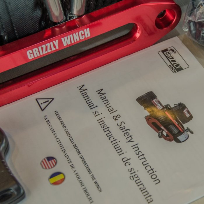 Wciągarka Grizzly Electric 13.000 lbs 180:1 z liną syntetyczną - obrazek 5