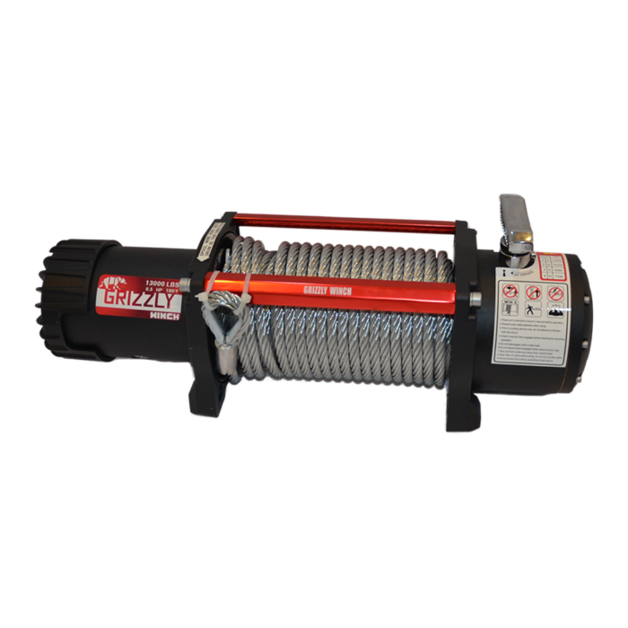 Grizzly Winch Electric 13.000 lbs 180:1 with Steel Cable - Image 2