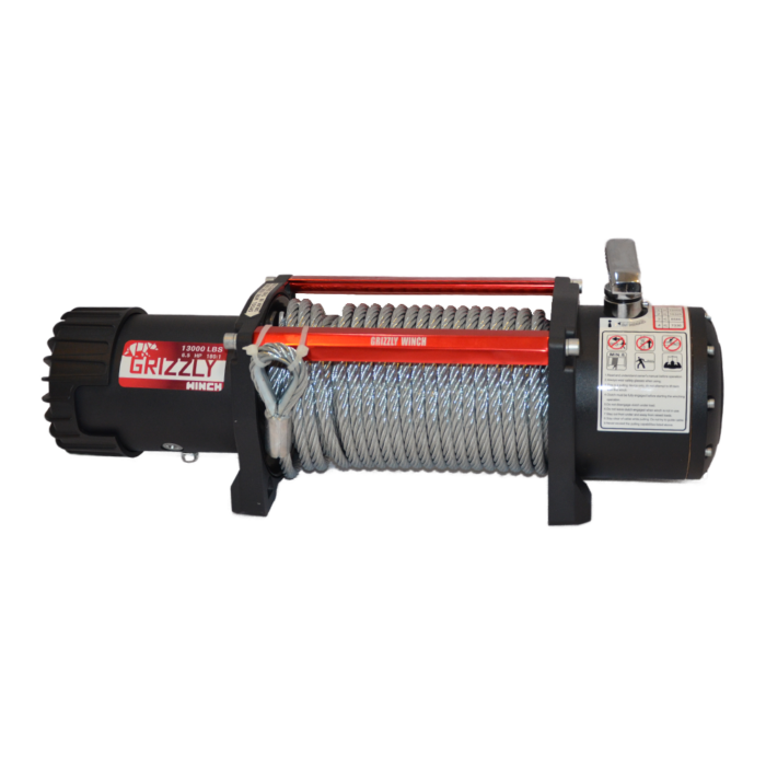 Grizzly Winch Electric 13.000 lbs 180:1 with Steel Cable - Image 3